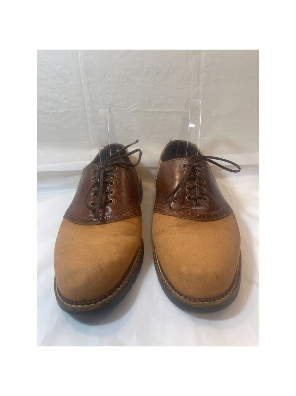 H.S. Trask size 9 Men's Brown Leather Lace Up Oxford Shoes